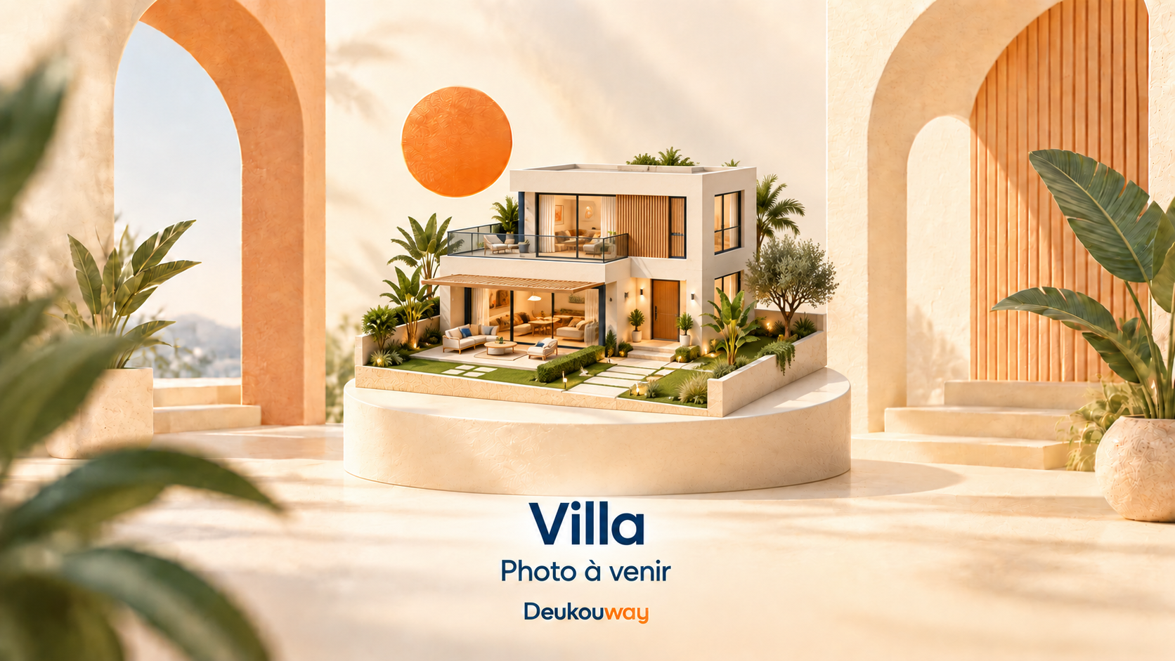 Villa F5 avec piscine à Saly