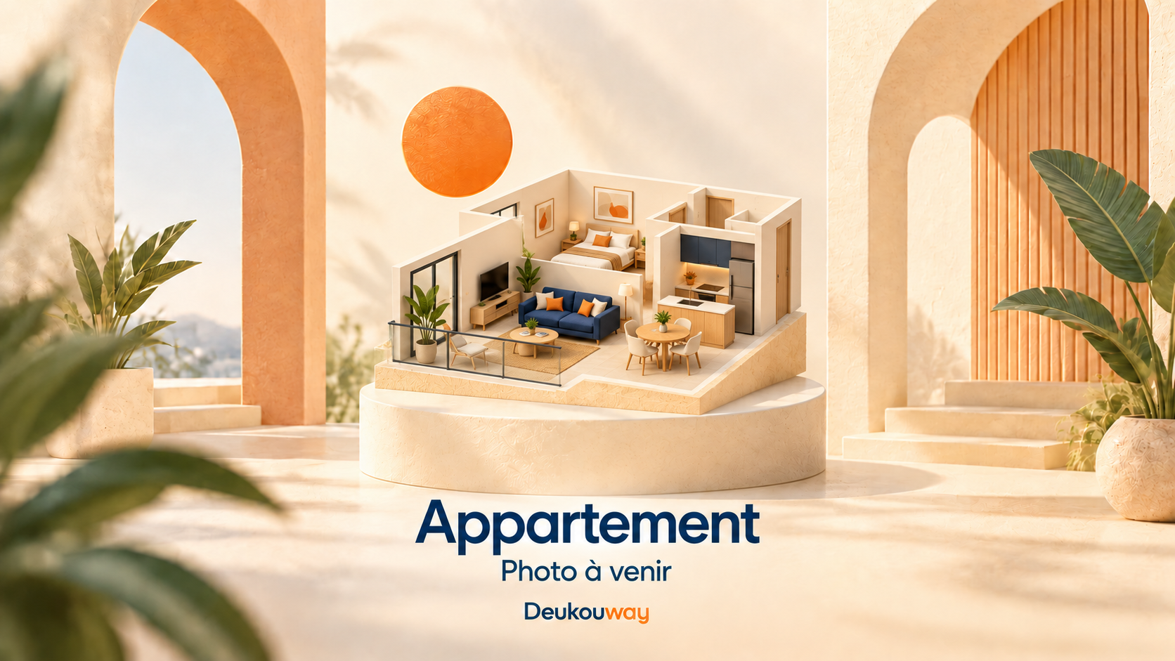Appartement F3 meublé à Ngor